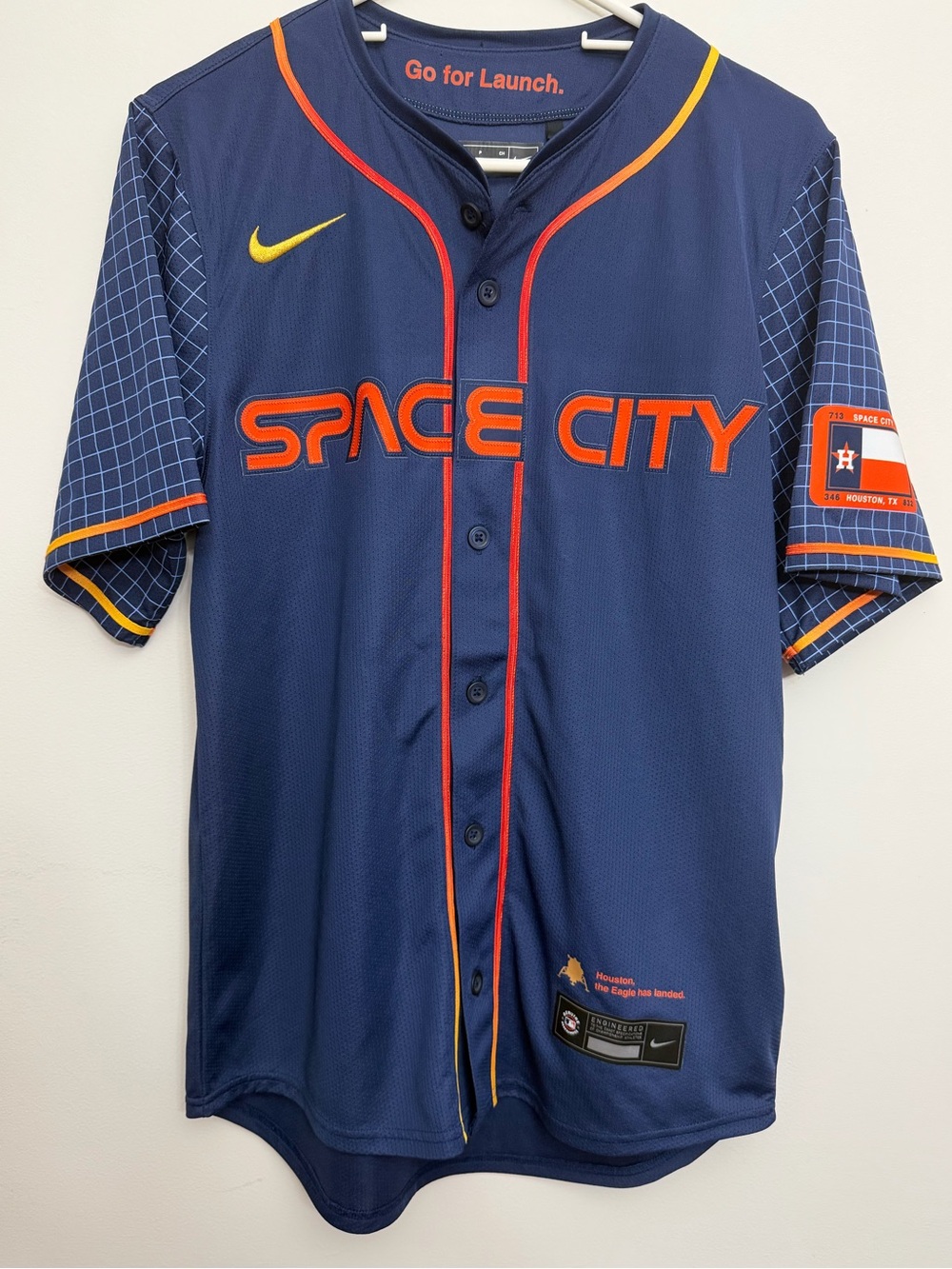 Houston Astros Space City Connect Jersey Nike Size S New No Tags